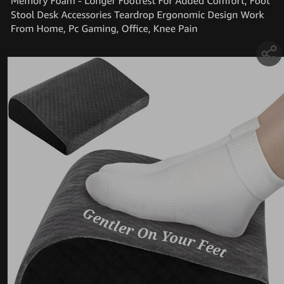 NWOT- Kolbs - Under Your Desk Foot Rest! - Picture 1 of 8